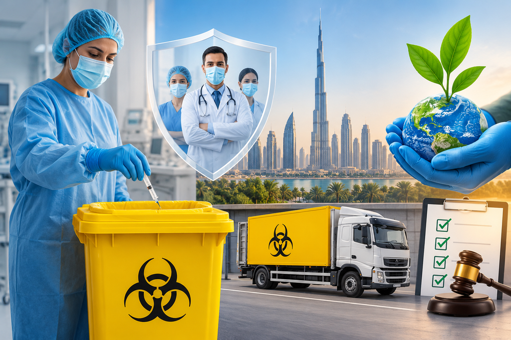 Proper medical waste disposal in Dubai to protect healthcare workers, patients, and the environment
